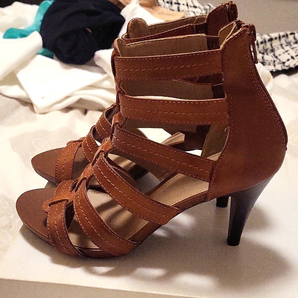 EUC Aldo Lazare Gladiator Heeled Sandals EU 37 - Picture 5 of 8